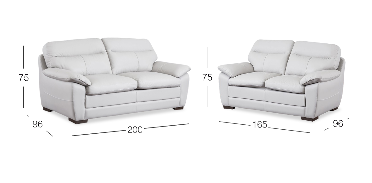 Sala Piel Match Angels Gris (Boal)