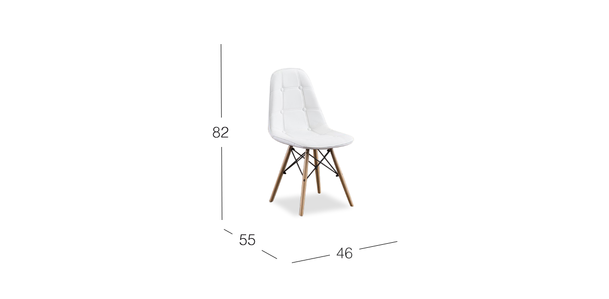 Silla Angun CR Blanco
