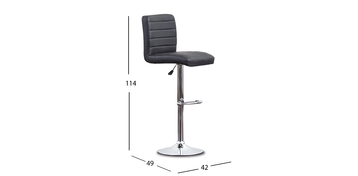 Banco Bar Spira 8180 Negro