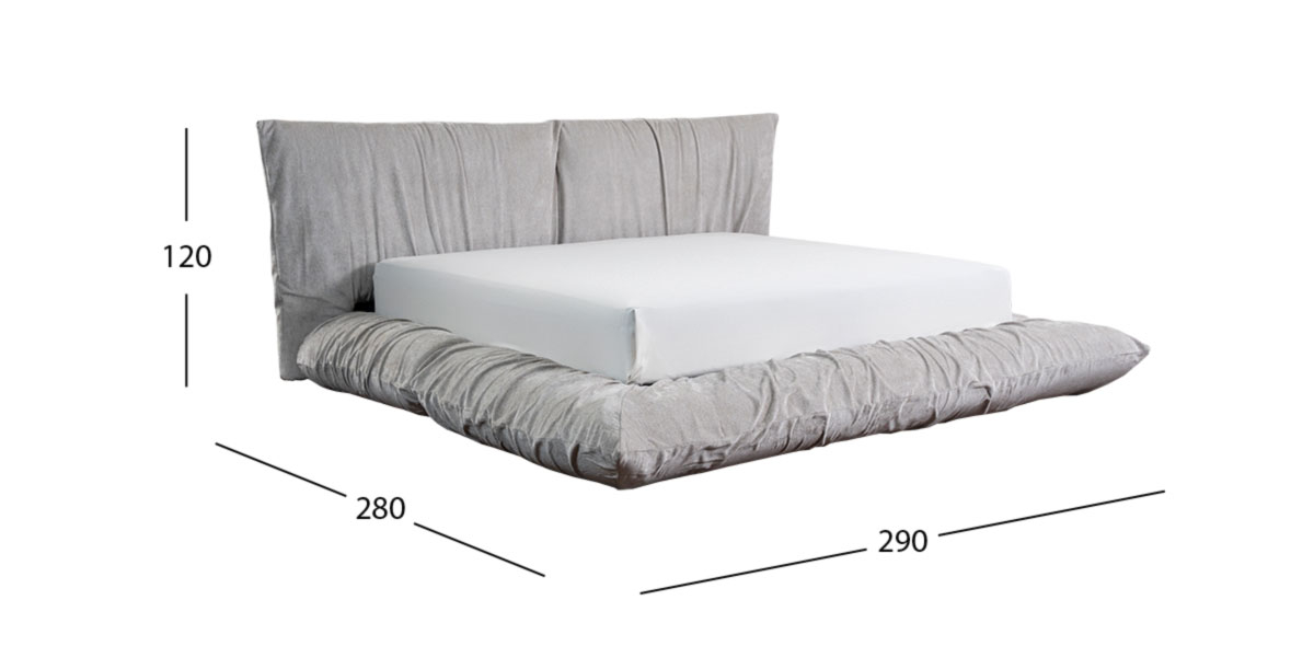 Cama King Size Maghia Café