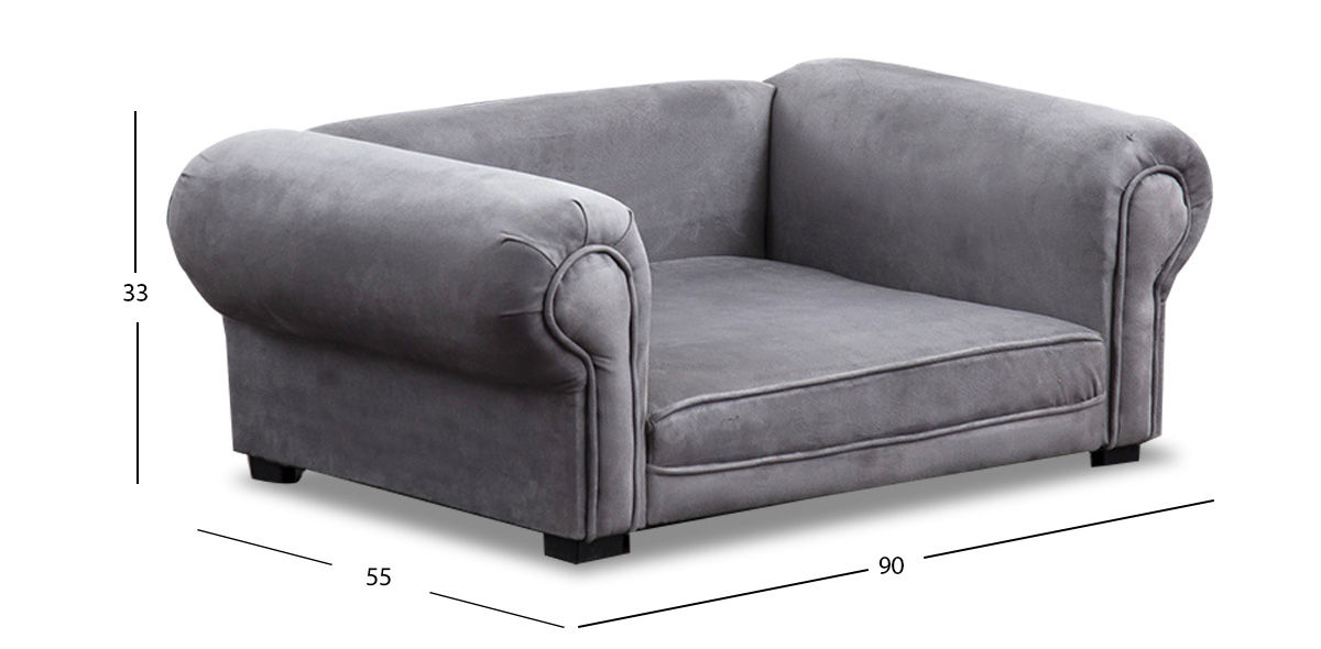 Cama Pet Lizza Gris Oxford