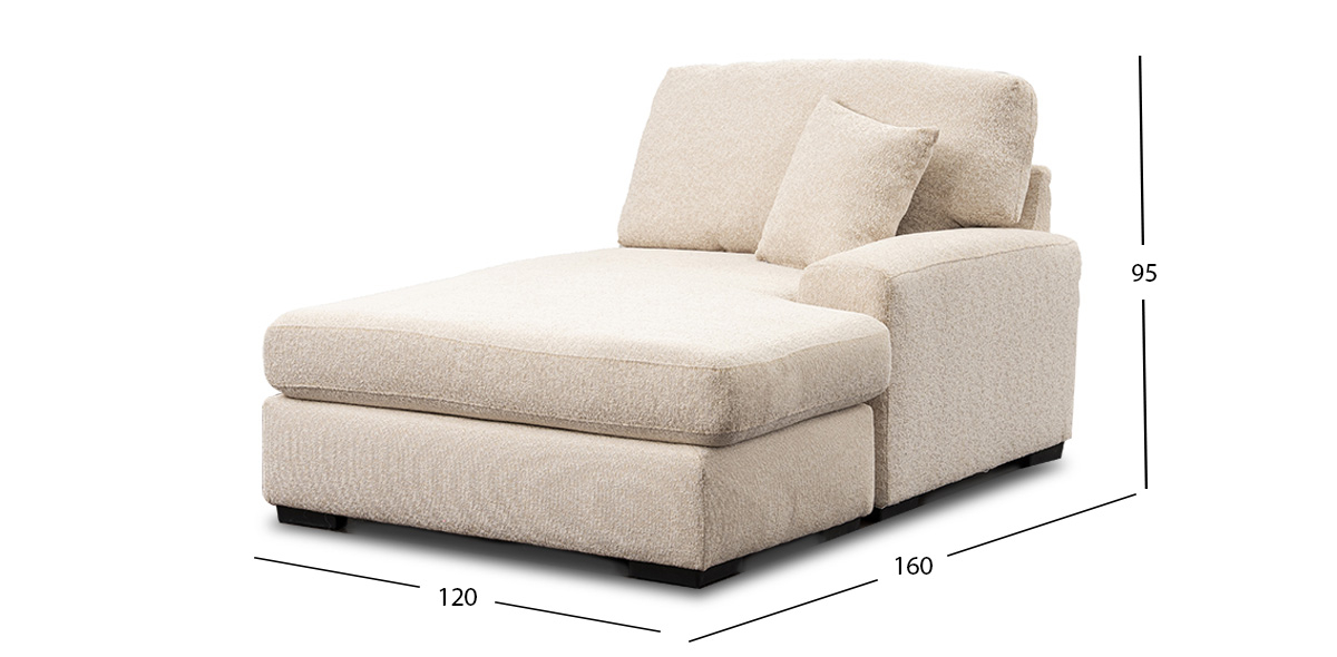 Sillón Largo Creta Plus Algodón