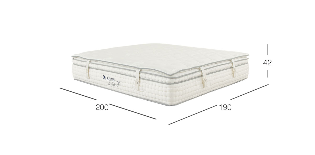 Colchón Dreams & Rest King Size Memory Foam Swan