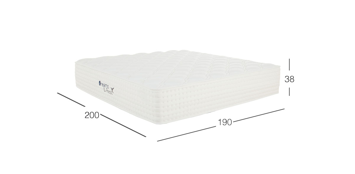 Colchón Dreams & Rest King Size Memory Foam Dove