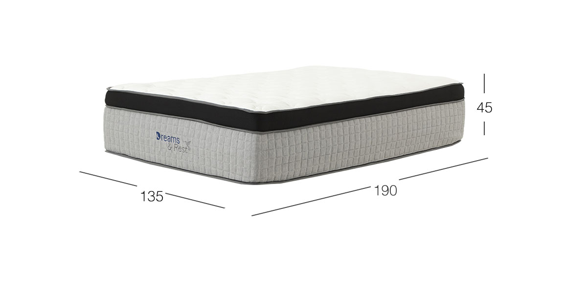 Colchón Dreams & Rest Matrimonial Memory Foam Cardinal