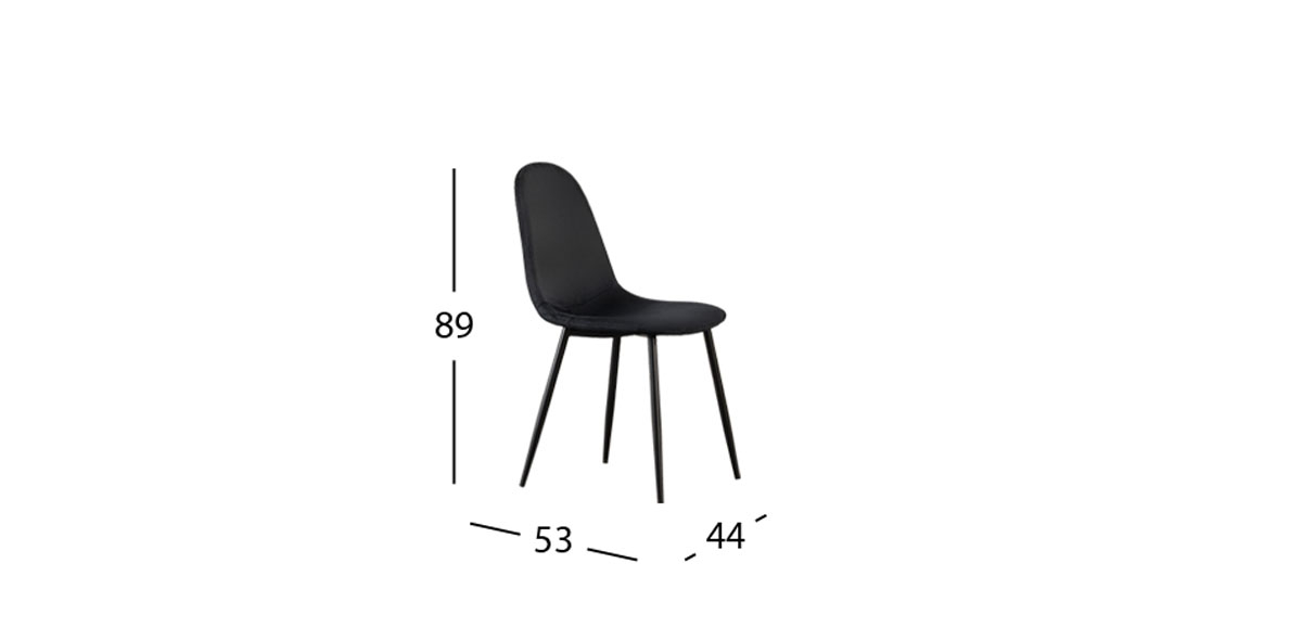 Silla Camargo Negro