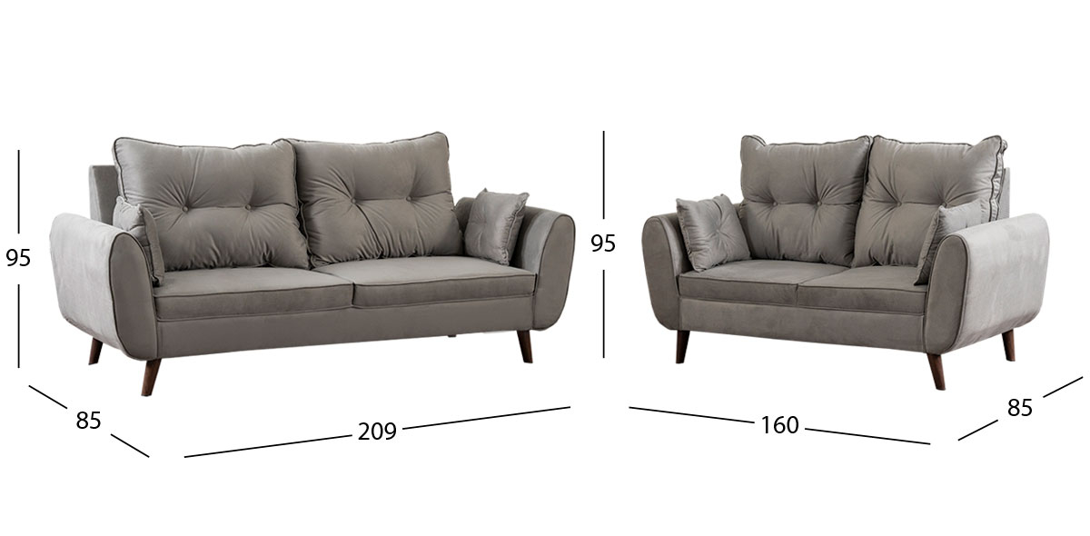 Sala Aria Soft Gris Oxford