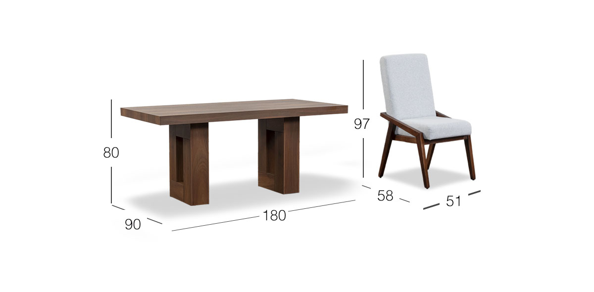 Comedor Marbella Con Sillas Praga Mix Gris 7 Piezas