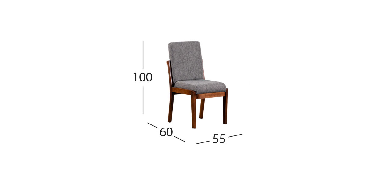 Silla Creta PL Gris Charcoal