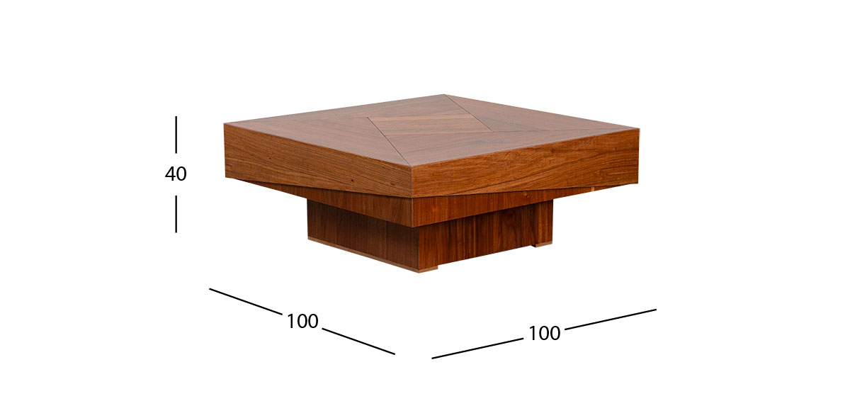 Mesa De Centro Chapa Tzalam Ali Café