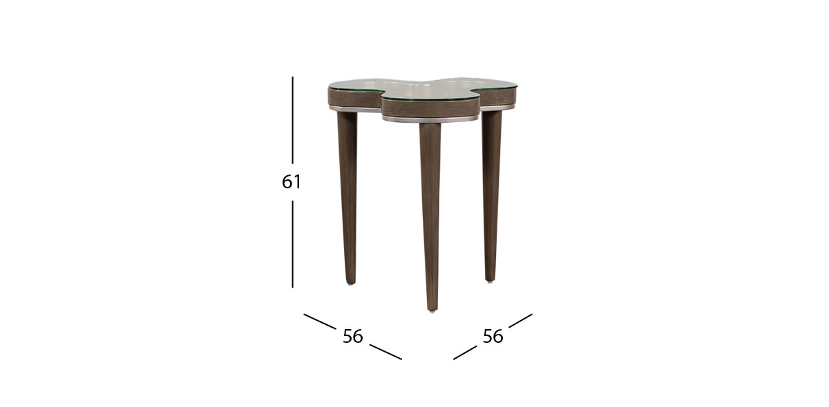 Mesa Lateral Irregular Gia Dorado