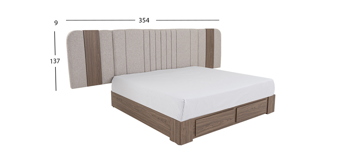 Cabecera King Size Padma CL Café