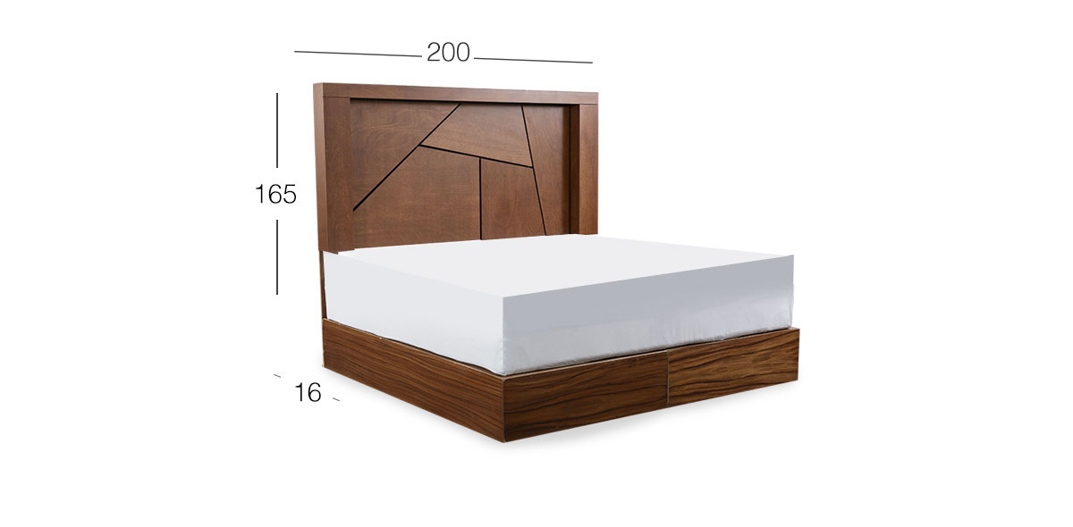 Cabecera Con Luz King Size Zen Café