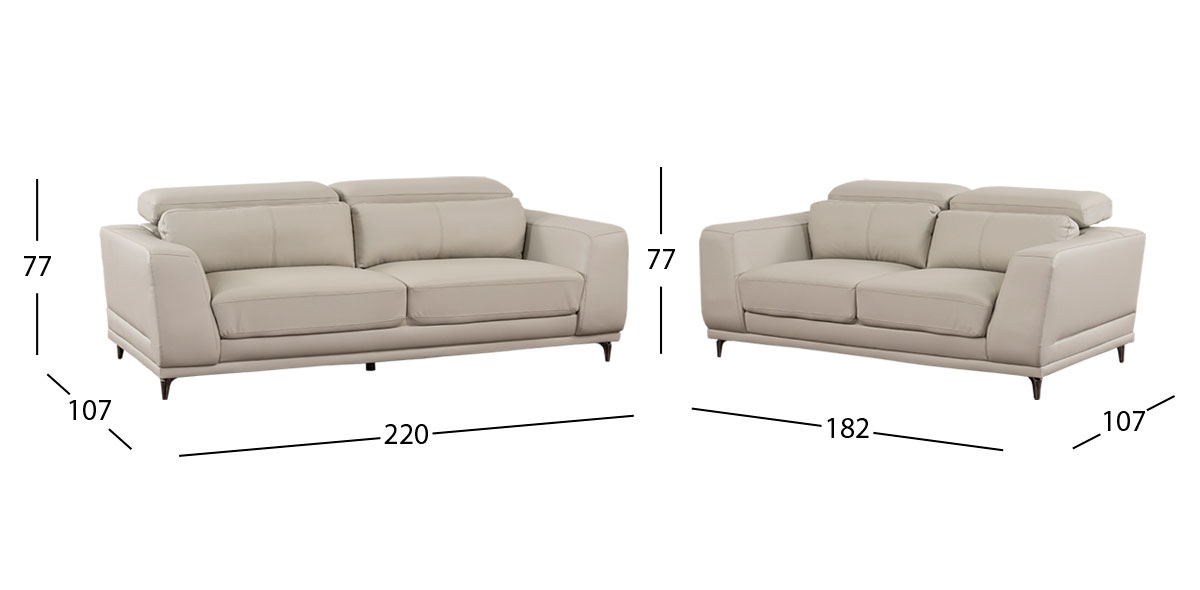 Sala Piel Lecce Beige