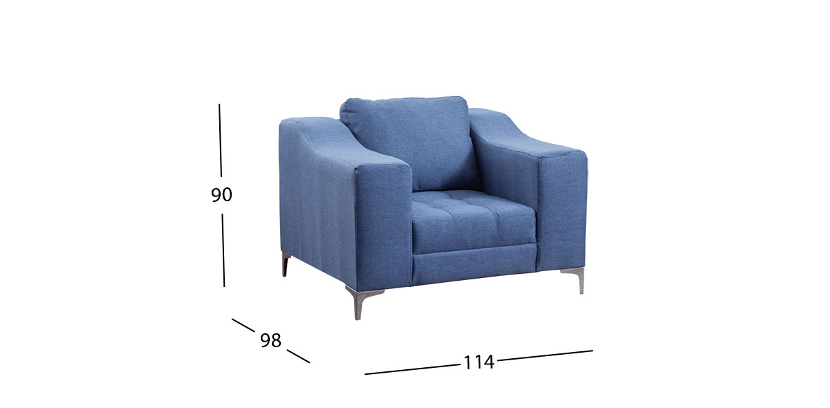 Sillón Marruecos Azul Navy