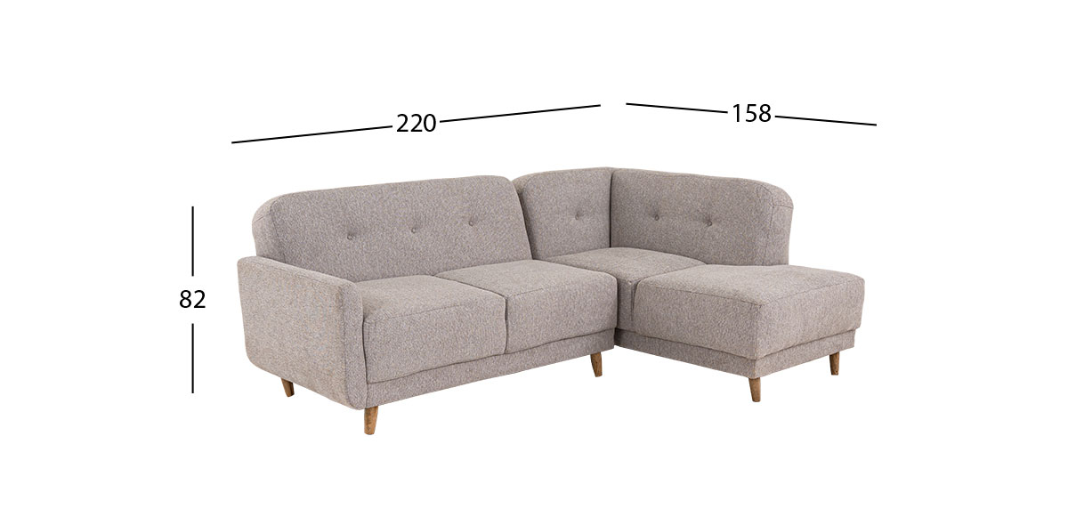 Sala En L Derecha Venecia Beige