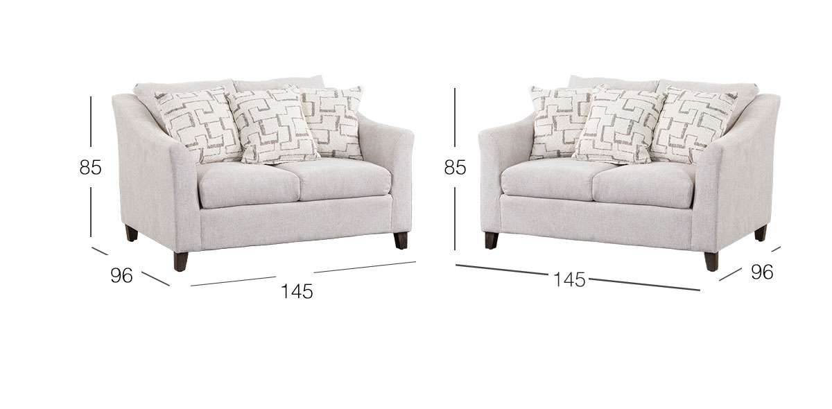 Sala Geovanna Beige 2 Piezas