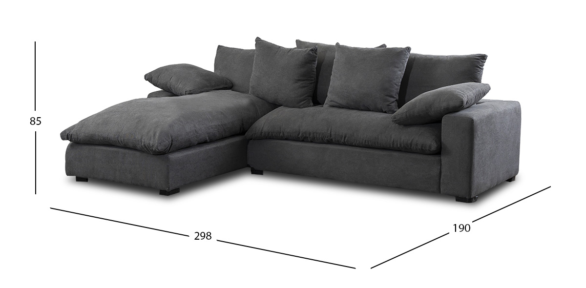 Sala Modular Izquierda Cloud Gris