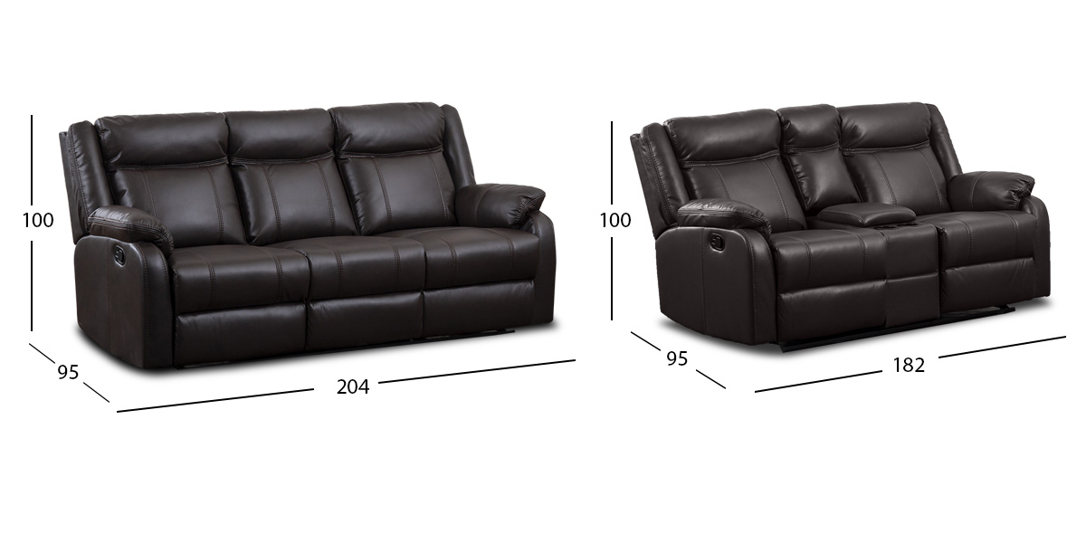 Sala Reclinable Wagner Choco
