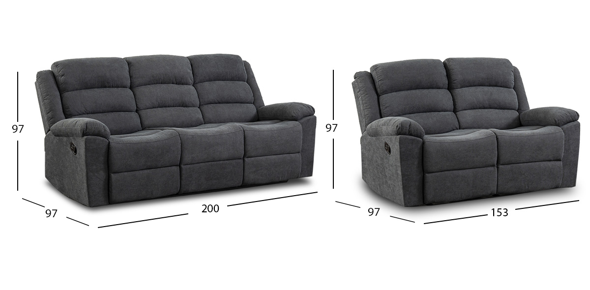 Sala Reclinable Dublín Gris