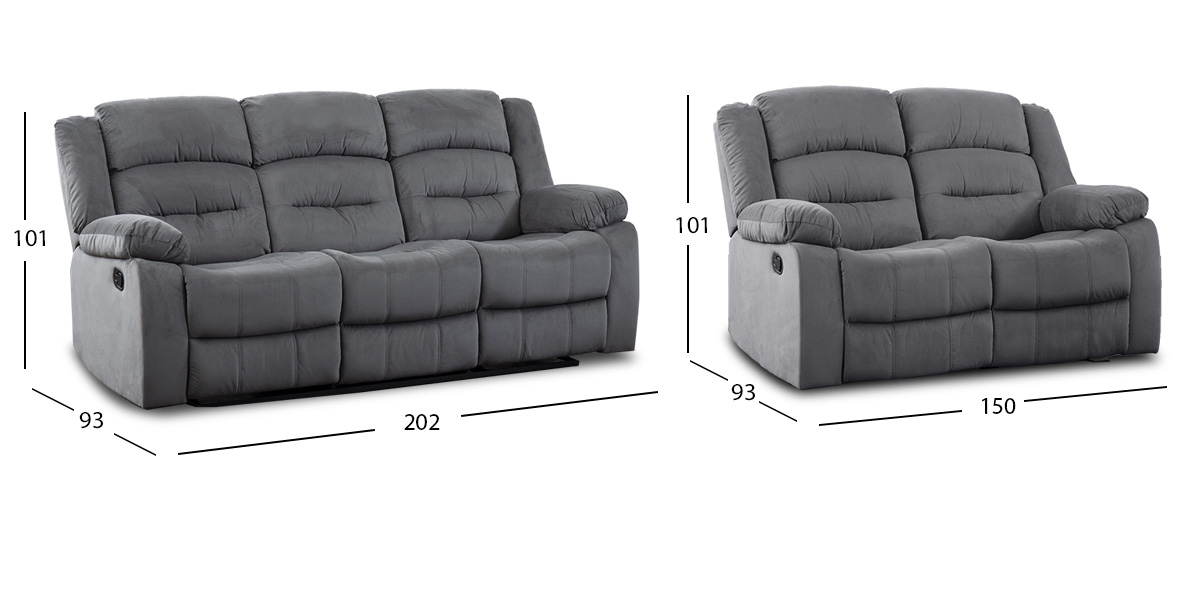 Sala Reclinable Melbury Gris