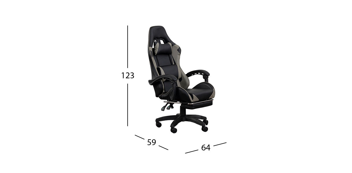 Silla Gamer Sparx Gris