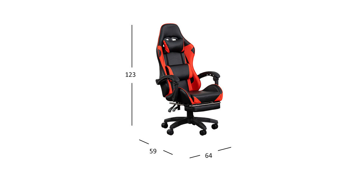 Silla Gamer Sparx Rojo