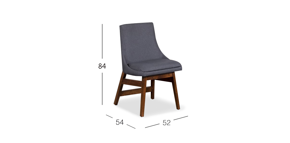 Silla Odette Gris