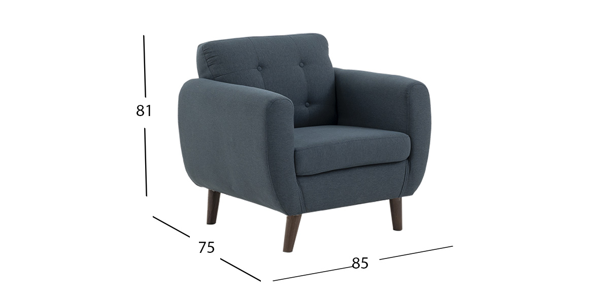 Sillón Monet Azul Navy