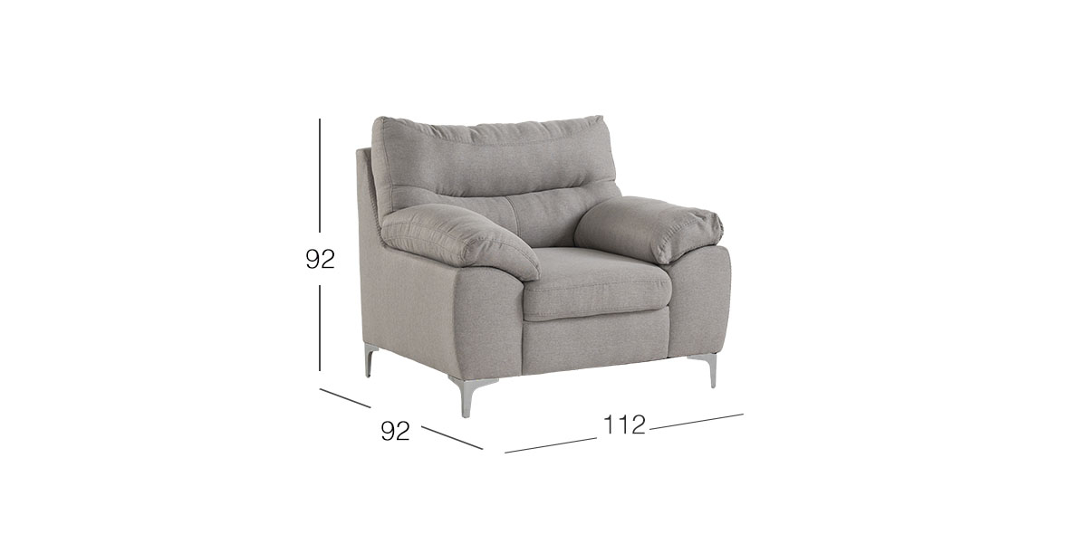 Sillón Bristol Gris