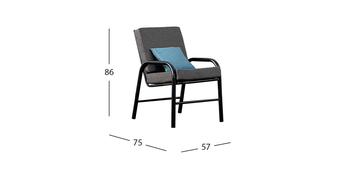 Sillón Noruega Gris