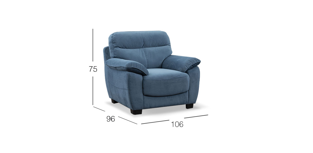 Sillón Tour Azul  (Boal)