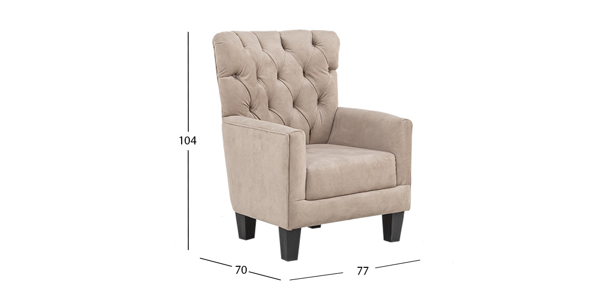 Sillón Ocasional Jeferson Beige