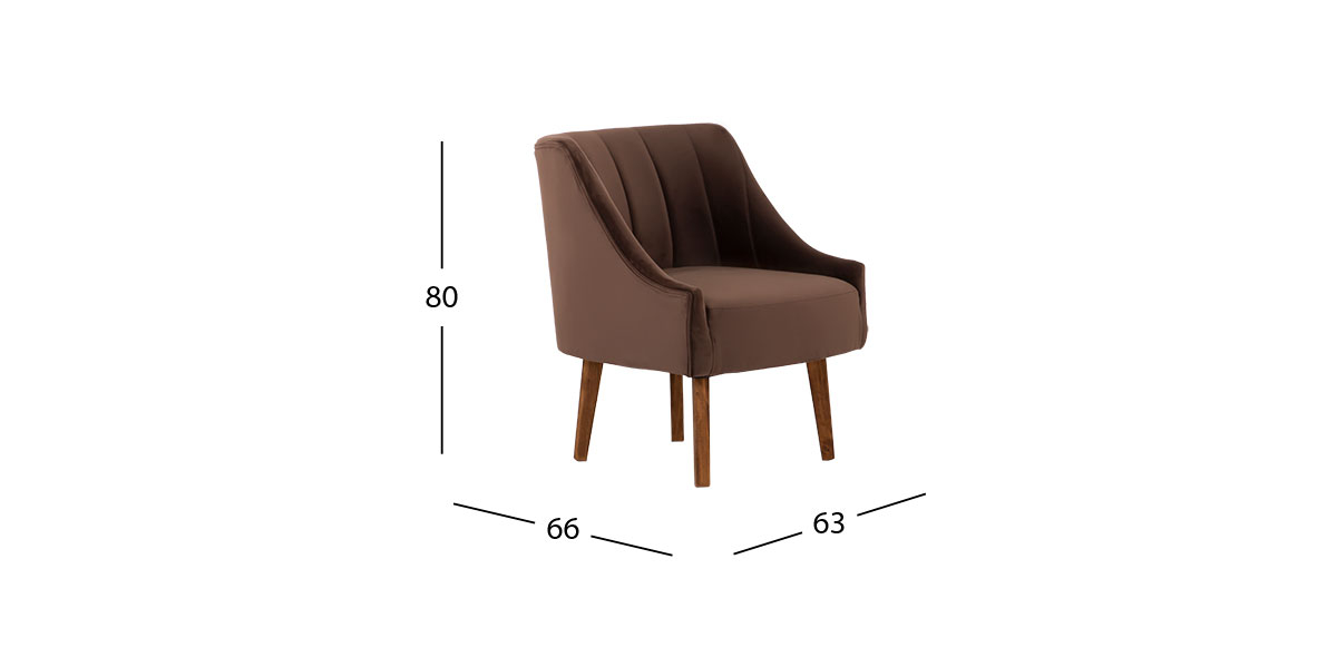 Sillón Ocasional Dante Cocoa