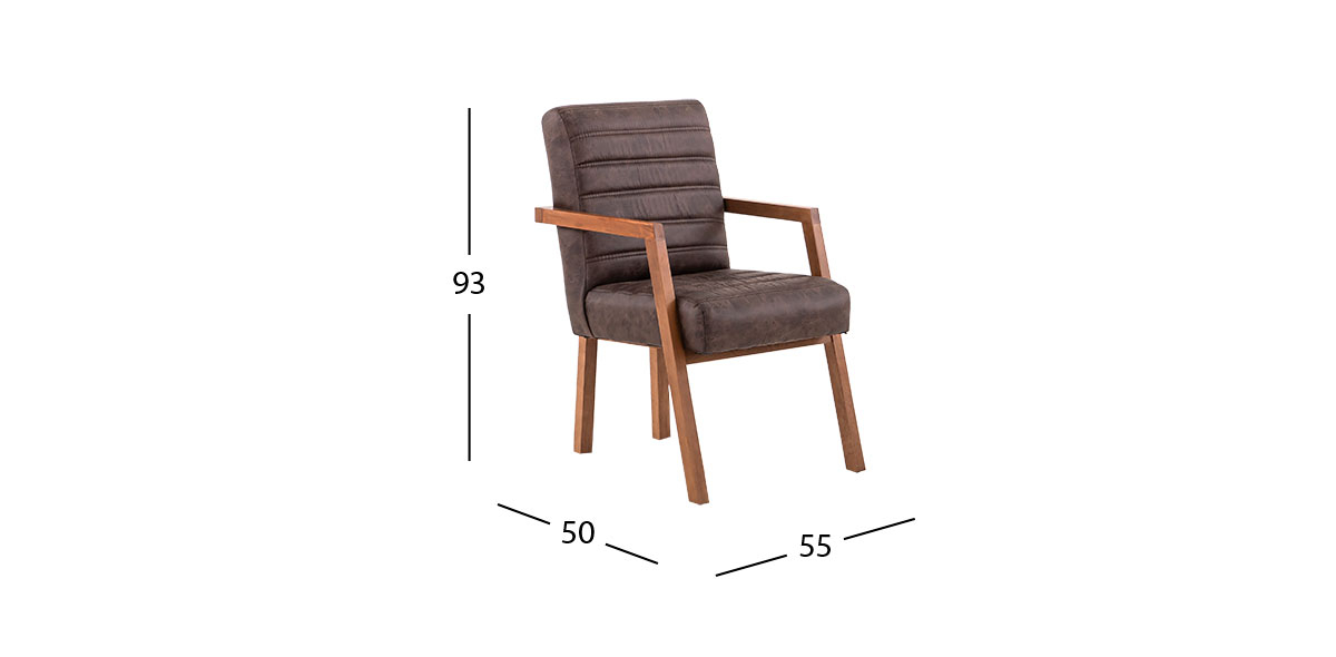 Sillón Ocasional Orissa Bonded Leather Taupe