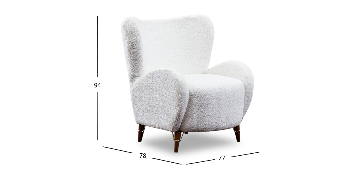 Sillón Ocasional Nicoletti Blanco