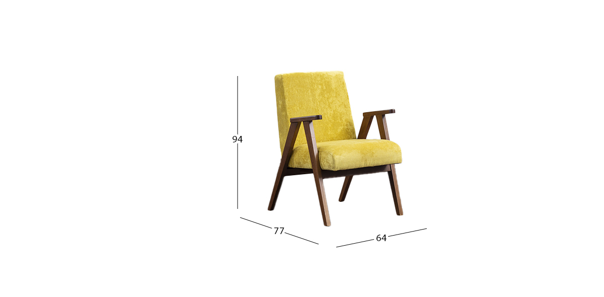 Sillón Ocasional Norton Treviso Mustard