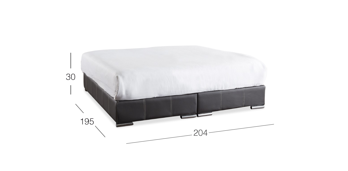 Base De Cama King Size Vielka Chocolate