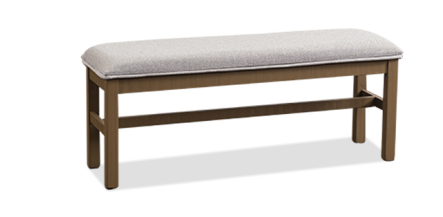 Banca 140 Cm Stone Plata