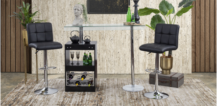 Banco Bar Spira 8106 Negro 