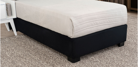 Base De Cama Individual Megan Negro