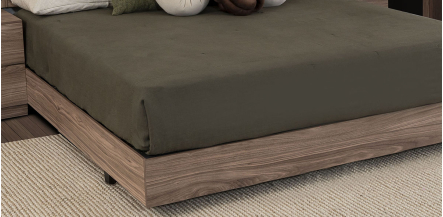 Base De Cama King Size Eslovenia Café Nogal