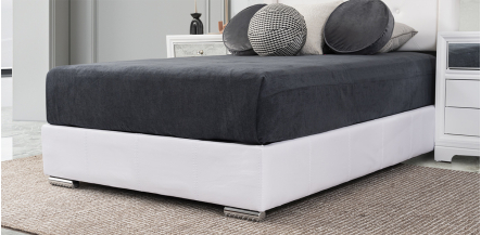 Base De Cama Matrimonial Vielka Blanco