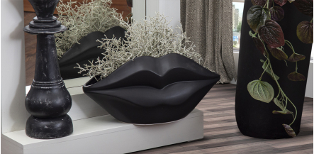 Base Decorativa Chico Kiss Negro