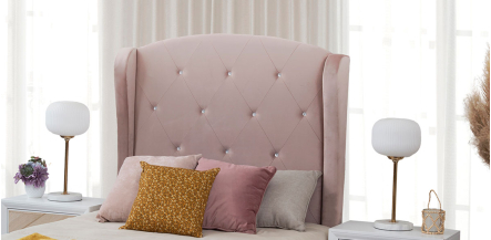 Cabecera Matrimonial Perla Plus Rosa
