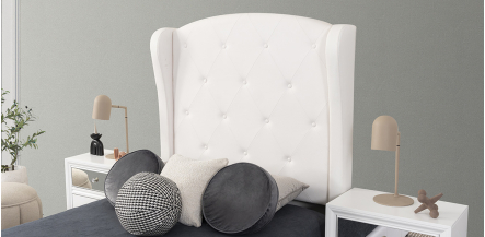Cabecera Matrimonial Perla Plus Blanco