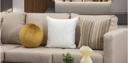 Cojín Decorativo Glass Beige