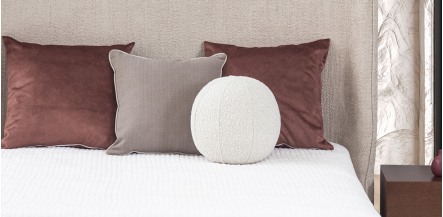 Cojín Decorativo Esfera Amelie Beige