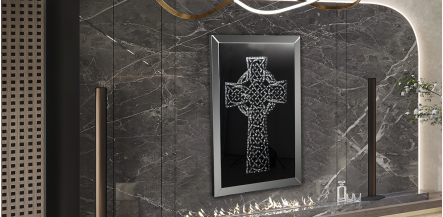 Cuadro Figura Cruz Cristal GD-9606 