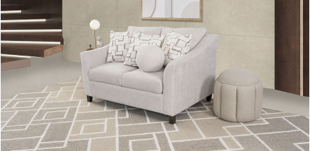 Sofá 2 Plazas Geovanna Beige